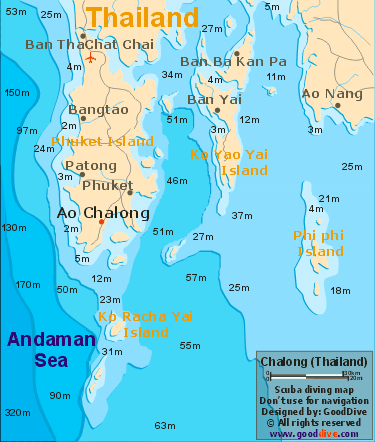 chalong map thailand