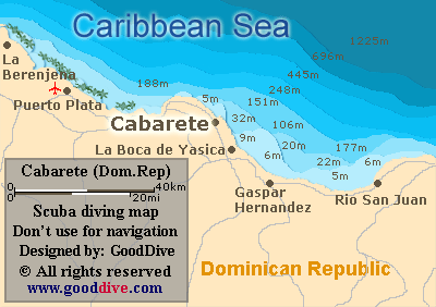 cabarete map