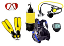 Scuba diving equipment list