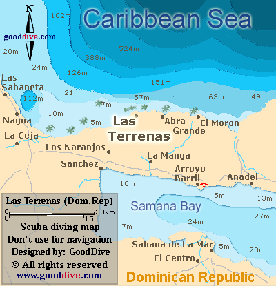 las terrenas map