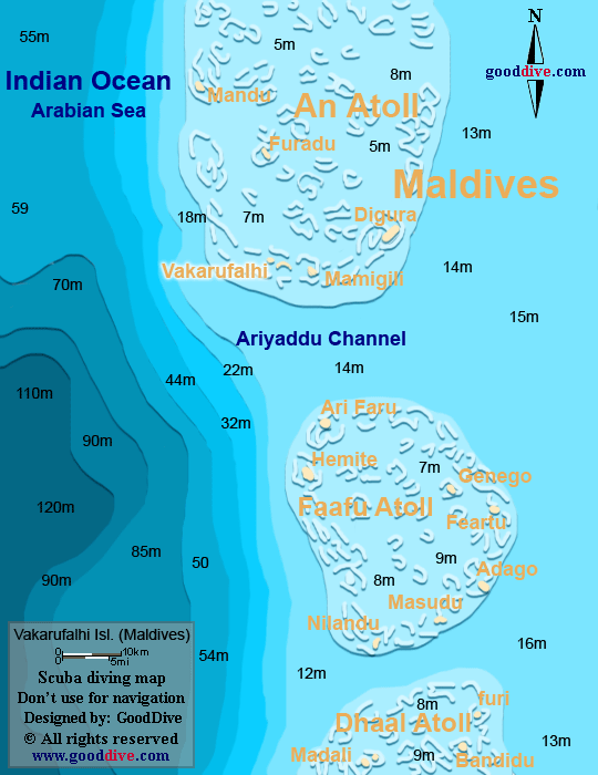 vakarufalhi diving map