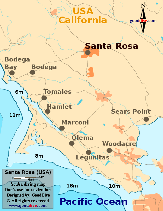 Santa Rosa California Map Topographic Map Of Usa With States 