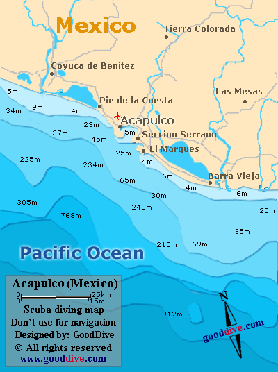 Acapulco Map 