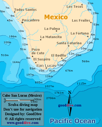 cabo san lucas map mexico