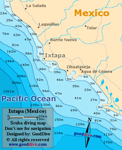 ixtapa map mexico