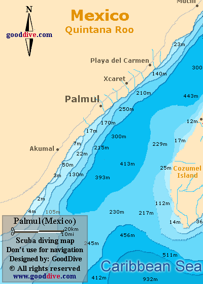 paamul map mexico
