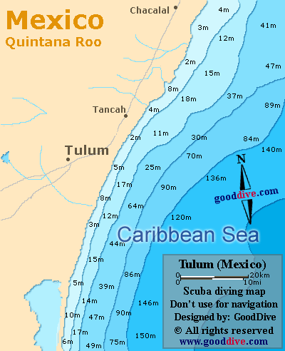 tulum map mexico