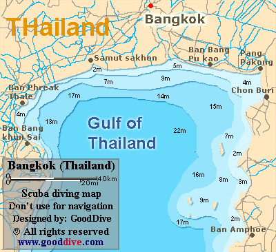 bangkok map thailand