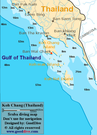 Koh Chang map