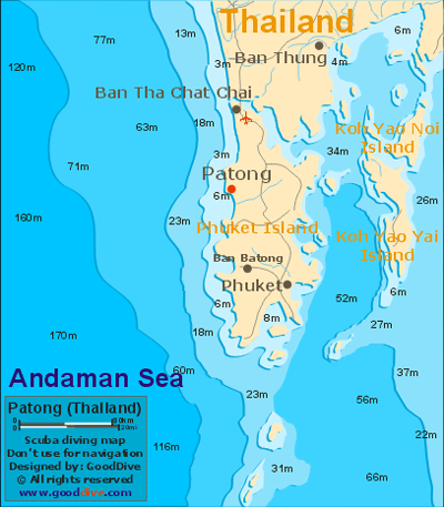 patong map thailand
