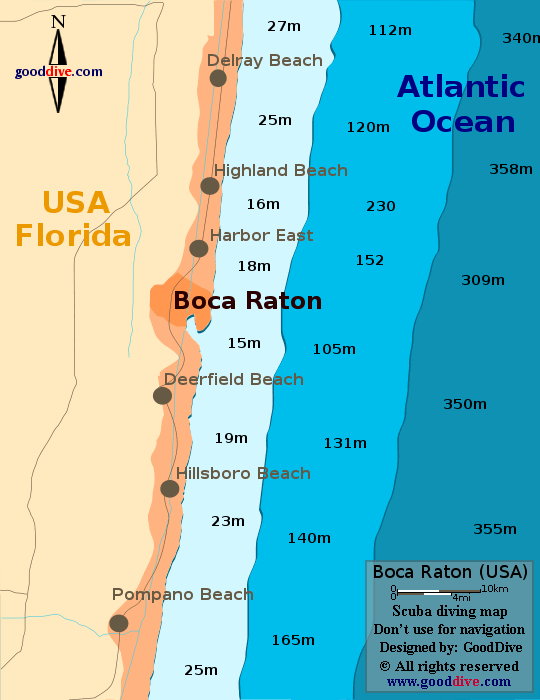 Boca Raton Map Florida