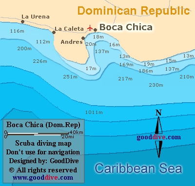 boca-chica map