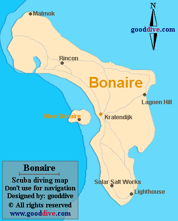 bonaire map