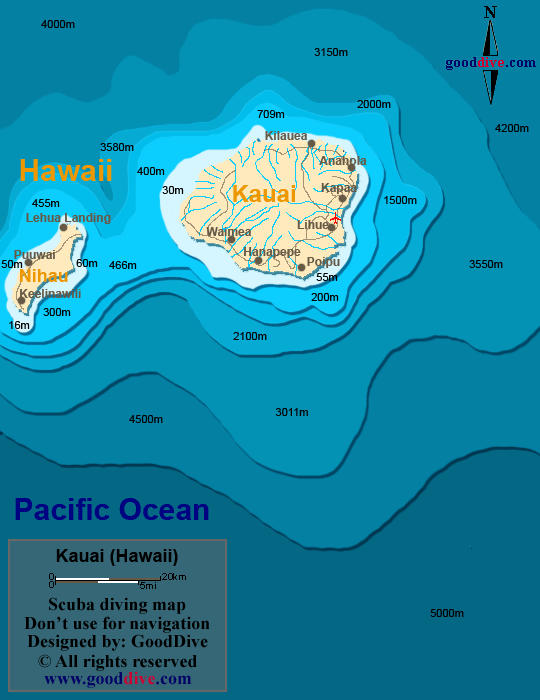  kauai diving map