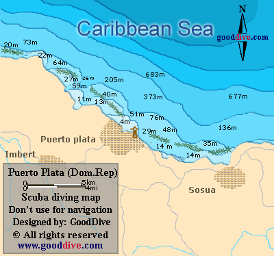 puerto plata map