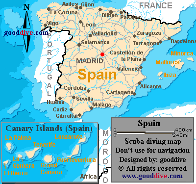 Spain map