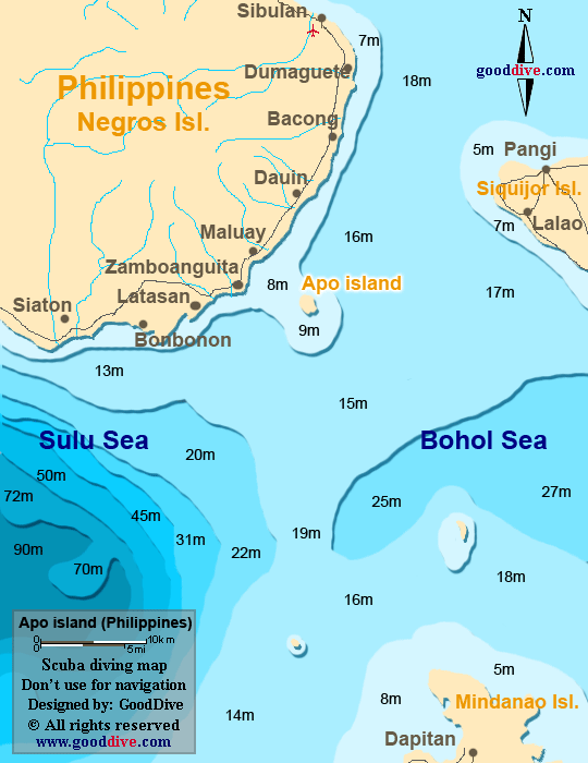 apo island diving map