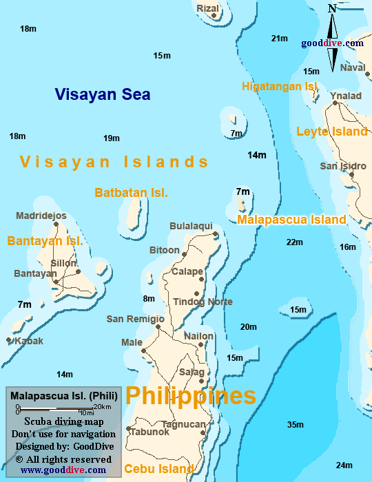 malapascue island diving map
