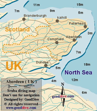 Map of Aberdeen