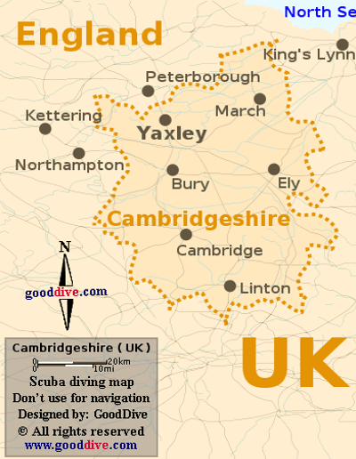 Map of Cambridgeshire