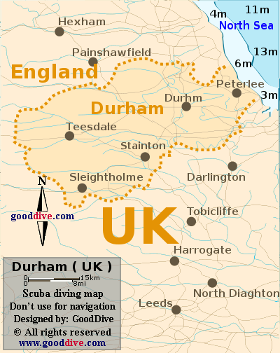 Map of Durham