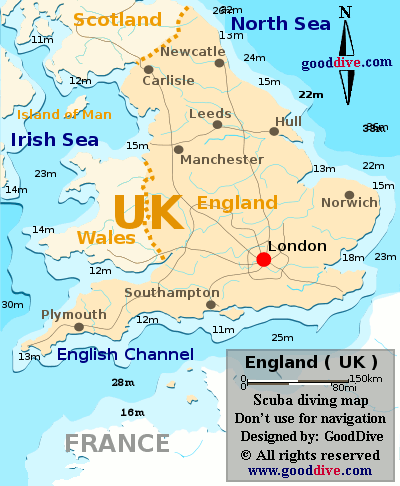 Map of England