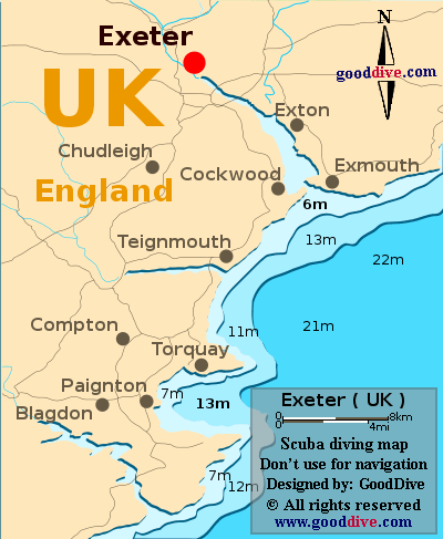 Map of Exeter