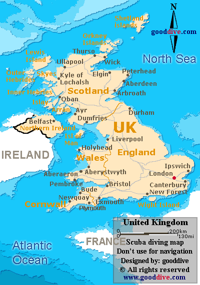 Map of the UK