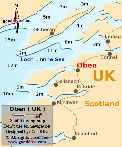 Map of Oban