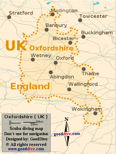 Map of Oxfordshire