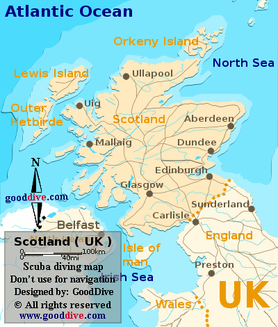 Map of Scotland