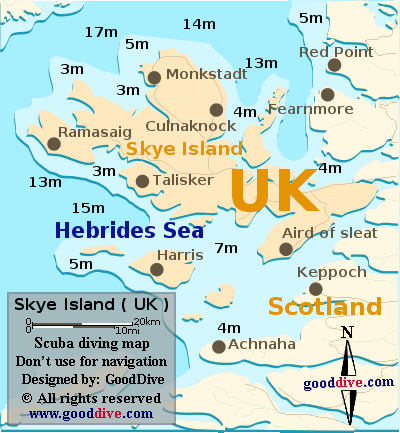Map of Isle of Skye