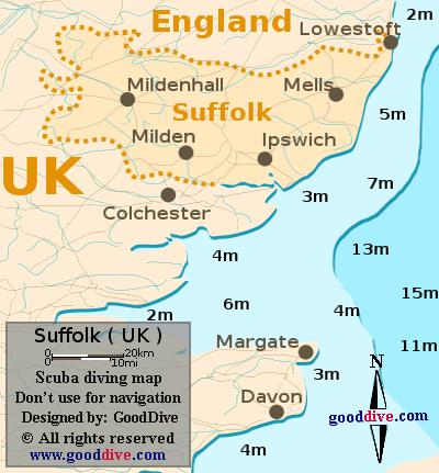 Map of Suffolk