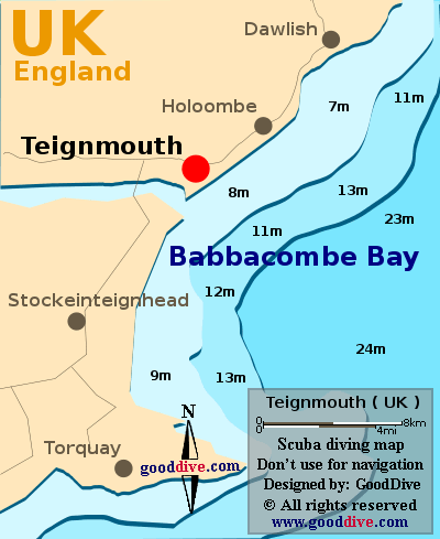 Map of Teignmouth