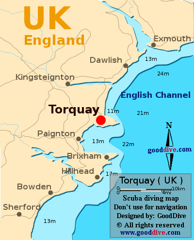 Map of Torquay