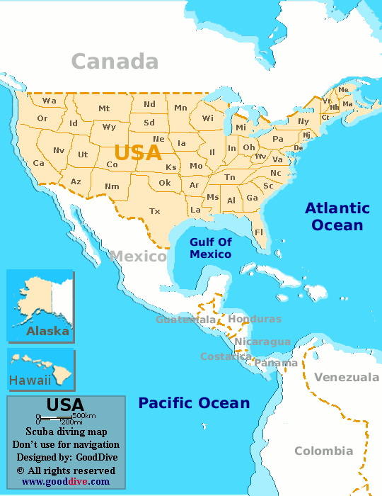 Map of USA